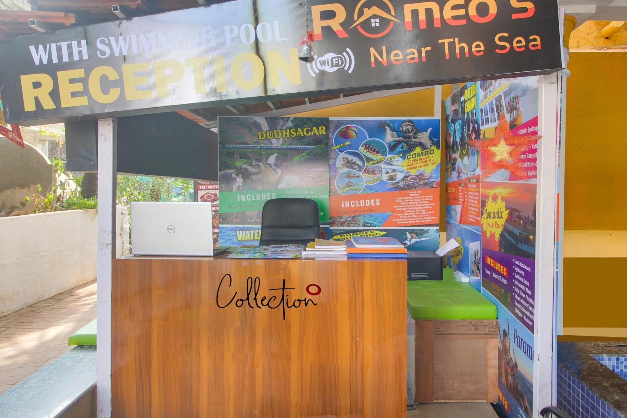 מלון קלנגוטה Collection O Romeos Place Baga Beach מראה חיצוני תמונה